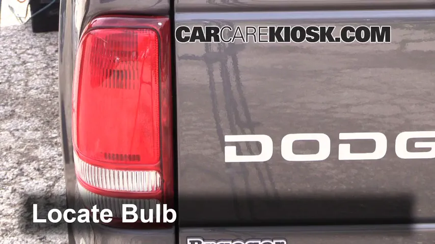 2004 Dodge Dakota Sport 3.7L V6 Crew Cab Pickup (4 Door) Lights Tail Light (replace bulb)